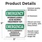 Signmission Safety Culture Sign, 3.5 in Width, Vinyl Decal, Rectangle, Bilingual OS-2PACK-EM-D-35-L-10335 - alternate 2